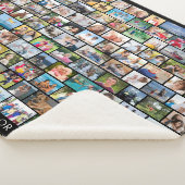 Eenvoudige 121 Fotocollage Meerdere vormen Sherpa Deken (3/4)