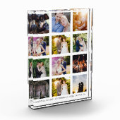 Eenvoudige 12 Foto Collage Aandenken (Links)