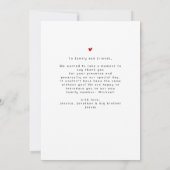 Eenvoudige 12 foto collage Baby shower Dank u Bedankkaart (Achterkant)