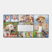 Eenvoudige 12 fotocollage op maat Modern gepersona Bureaumat (Keyboard & Muis)