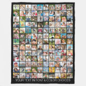 Eenvoudige 130 vierkante foto, speciaal gepersonal fleece deken (Voorkant)