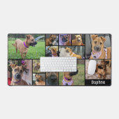 Eenvoudige 13 fotocollage aangepaste kleur geperso bureaumat (Keyboard & Muis)