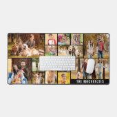 Eenvoudige 14 fotocollage aangepaste kleur geperso bureaumat (Keyboard & Muis)