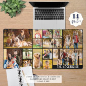 Eenvoudige 14 fotocollage aangepaste kleur geperso bureaumat