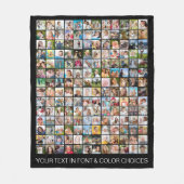 Eenvoudige 168 vierkante fotocollage gepersonalise fleece deken (Voorkant)