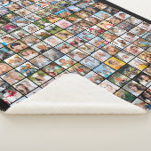 Eenvoudige 180 Vierkante Fotocollage Aangepaste Kl Sherpa Deken (3/4)