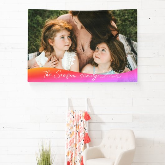 Eenvoudige 1 foto volledige dekking - Scriptteksto Spandoek (Insitu)