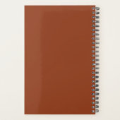 Eenvoudige 2024 Terracotta Persoonlijke Weekplanne Planner (Achterkant)