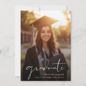 Eenvoudige 2025 Afstuderen fotoaankondiging & uitn Kaart (Voorkant)