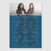 Eenvoudige 2025 Kalender Vakantie Magnetische Foto (Voorkant)