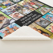 Eenvoudige 21 Aangepaste kleurenfoto's Sherpa Deken (3/4)