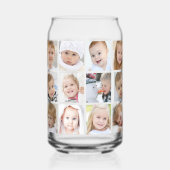 Eenvoudige 24 fotocollage blikvorm glas (Links)