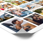 Eenvoudige 24 fotocollage poster (Hoek)