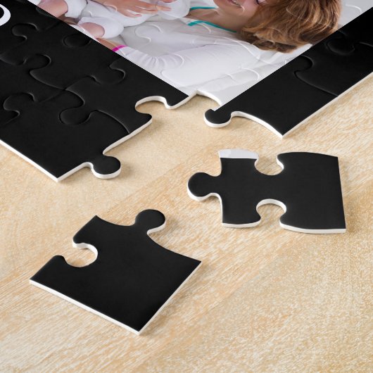 Eenvoudige 25 Aangepaste foto-Collage Legpuzzel (Zijkant)