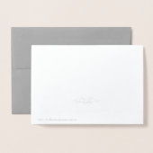 Eenvoudige 25e Silver Wedding Jubileum Uitnodiging (Met envelop)