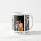 Eenvoudige 2 Besties voor ooit foto, persoonlijk Koffiemok (Voorkant rechts)