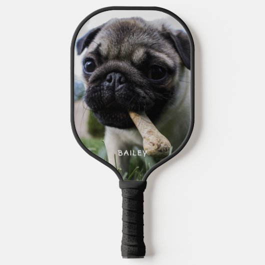 Eenvoudige 2 foto aangepast pickleball paddle (Voorkant)