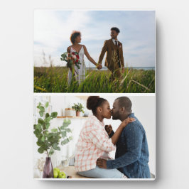 Eenvoudige 2 fotocollage fotoplaat