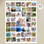 Eenvoudige 30 foto collage poster