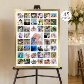 Eenvoudige 30 foto collage poster