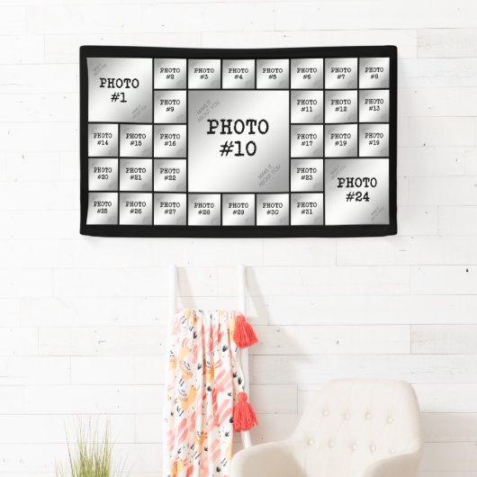 Eenvoudige 31 Sjabloon voor fotocollage - Aangepas Spandoek (Insitu)