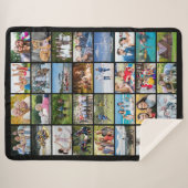 Eenvoudige 32 Aangepaste kleur voor foto-inkuiling Sherpa Deken (Voorkant (horizontaal))