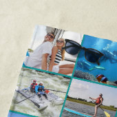 Eenvoudige 32 vierkante foto, aangepaste kleur voo strandlaken (In situ)