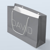 Eenvoudige 3 dimensionaal ogende tekst | Gray Groot Cadeauzakje