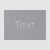 Eenvoudige 3 dimensionaal ogende tekst | Gray Tissuepapier (Voorkant)