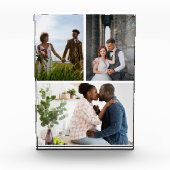 Eenvoudige 3 fotocollage fotoblokken (Voorkant)