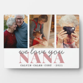 Eenvoudige 3 fotokalligrafie die we van je houden  fotoplaat