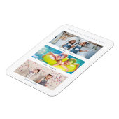 Eenvoudige 3 Multi Foto's Collage Keepslag voor de Magneet (Linkerzijde)