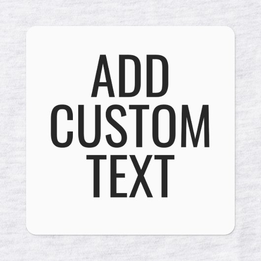 Eenvoudige 3 regels tekst - Sans Serif Labels (Design 2)