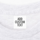 Eenvoudige 3 regels tekst - Sans Serif Labels (Aangebracht)