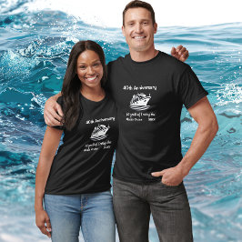Eenvoudige 40e verjaardag Alaska Cruise  Personali T-shirt
