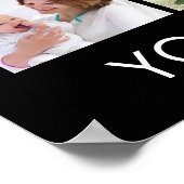 Eenvoudige 49 foto collage meerdere vormen poster (Hoek)