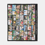 Eenvoudige 49-fotocollage met meerdere vormen van  fleece deken (Voorkant)