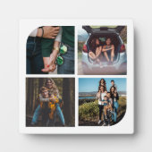 Eenvoudige 4 fotocollage fotoplaat (Voorkant)