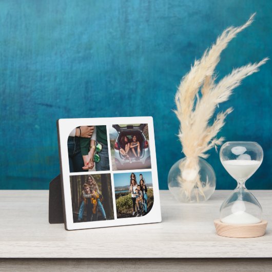 Eenvoudige 4 fotocollage fotoplaat (Insitu)