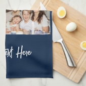 Eenvoudige 4 fotocollage | U kunt de achtergrond w Theedoek (Quarter Fold)