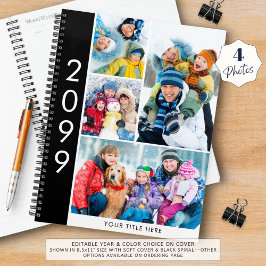 Eenvoudige 4 Photo Collage Gepersonaliseerde Plann Planner