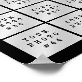 Eenvoudige 51 Foto Collage Persoonlijke Aangepaste Poster (Hoek)