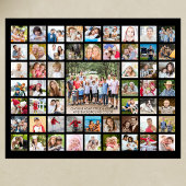 Eenvoudige 55 foto collage Aangepaste kleur Poster