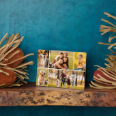 Eenvoudige 5 foto collage foto fotoplaat (Zijkant)