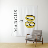 Eenvoudige 60e verjaardag van de Leeftijd van de N Wandkleed (In situ)