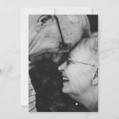 Eenvoudige 60th Wedding Jubileum Uitnodiging Kaart (Achterkant)