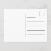 Eenvoudige 6 Insta Fotocollage Vrolijk Kerstfeest Briefkaart (Achterkant)