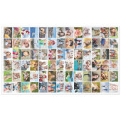 Eenvoudige 78 fotocollage tablet tafelkleed (Voorkant (Horizontaal))