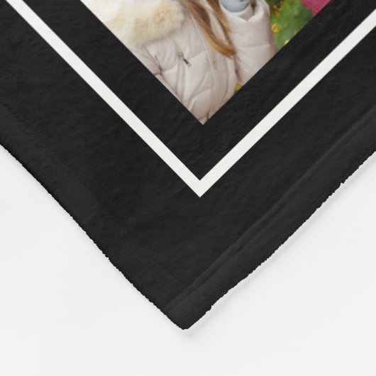 Eenvoudige 80-fotocollage Sjabloon Uw kleur Fleece Deken (Hoek)