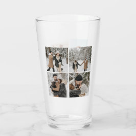 Eenvoudige 8 foto collage glas